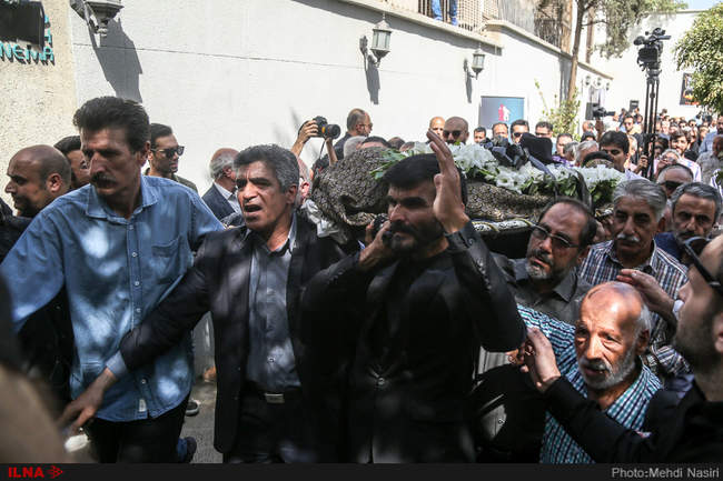مراسم تشییع پیکر سید ضیاءالدین دری