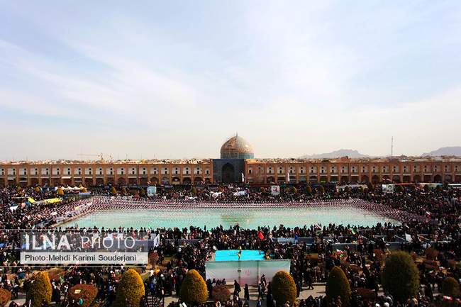 راهپیمایی 22 بهمن در اصفهان