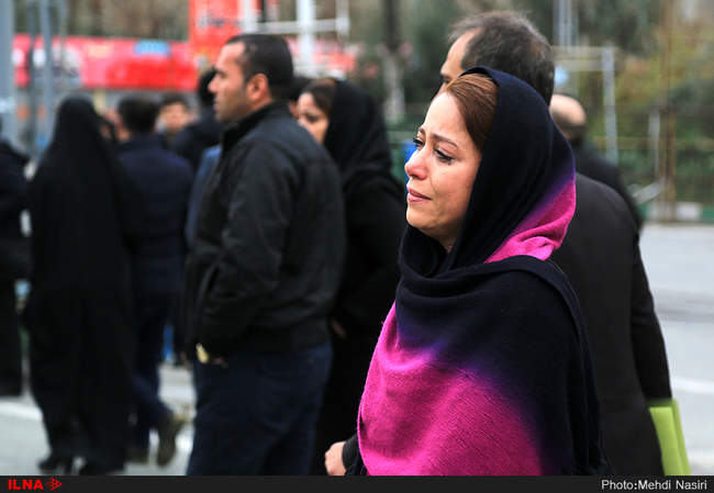 تشییع پیکر سه تن از شهدای کشتی سانچی  در مصلای تهران