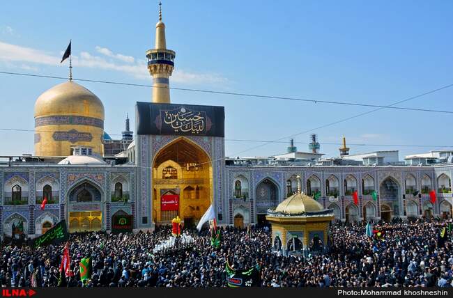 عزاداری عاشورای حسینی در مشهد مقدس