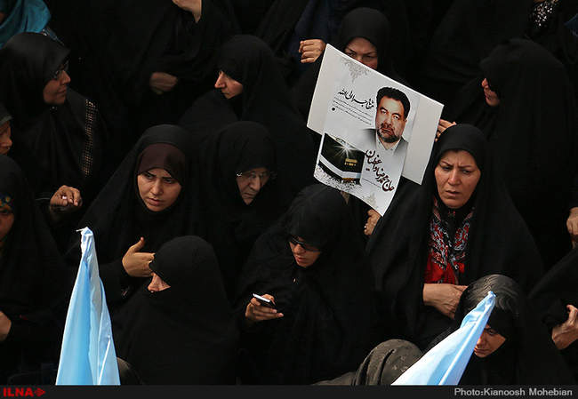 مراسم تشییع پیکر جان‌ باختگان فاجعه منا در تهران/2