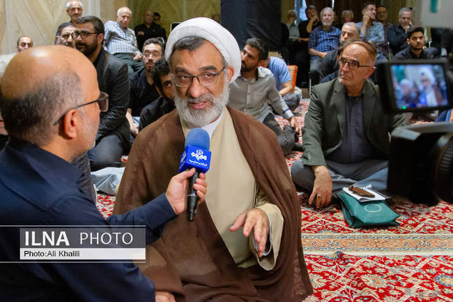 مراسم سالگرد شهادت اسماعیل هنیه و چهلم سردار ایزدی