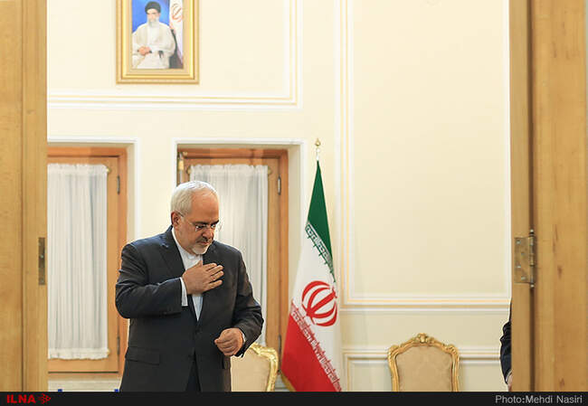 Former British FM Jack Straw Meets Javad Zarif