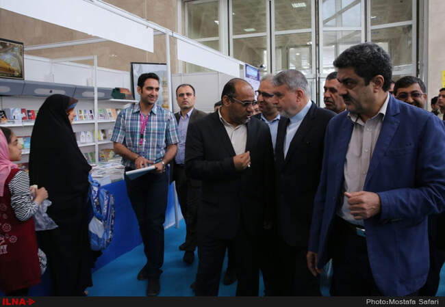 حضور  سید رضا صالحی امیری وزیر فرهنگ و ارشاد در سی‌‌اُمین نمایشگاه بین‌المللی کتاب تهران 