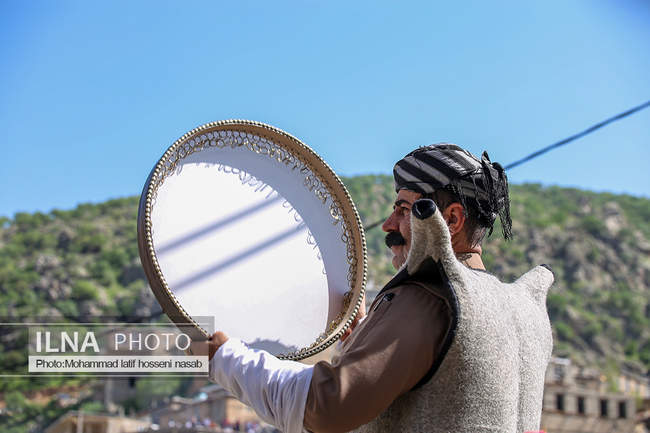 مراسم هزار دف در روستای پالنگان