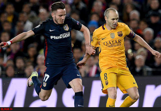 پیروزی بارسلونا مقابل اتلتیکومادرید در لیگ قهرمانان اروپا