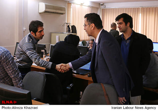 حضور حجت الله ایوبی رئیس سازمان سینمایی در خبرگزاری ایلنا