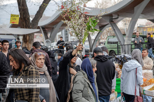 بازار تجریش در روزهای آخر اسفند - تهران