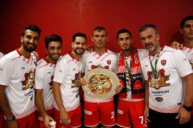 جشن قهرمانی پرسپولیس در جام حذفی (تصاویر)