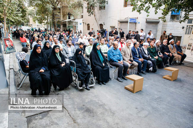 مراسم یادواره شهدای اقتدار ملی ۱۲ روزه و نام‌گذاری کوچه شهید والامق