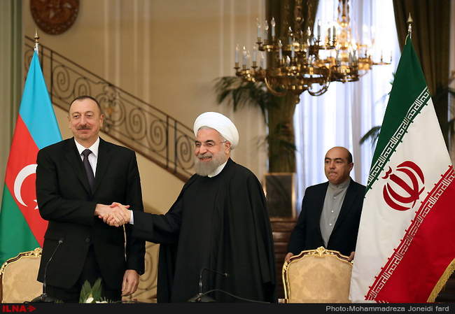 دیدار حسن روحانی با الهام علی اف رئیس جمهور آذربایجان