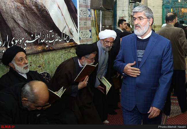 مراسم ختم آیت‌الله موسوی اردبیلی