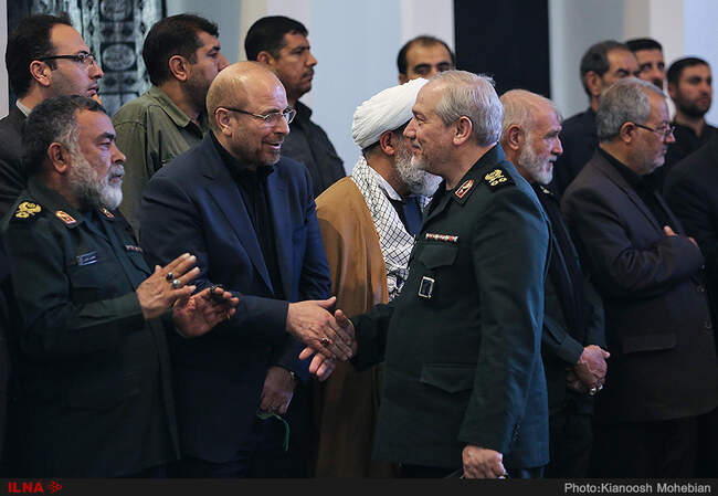 مراسم ترحیم پدر سردار سلیمانی