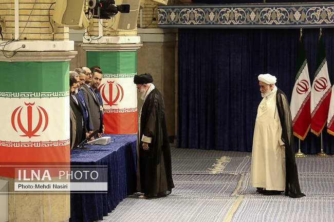 حضور رهبر معظم انقلاب در چهاردهمین دوره انتخابات ریاست جمهوری 