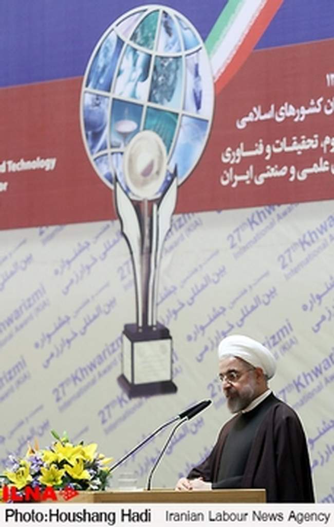 رئیس‌جمهور در جشنواره بین‌المللی خوارزمی