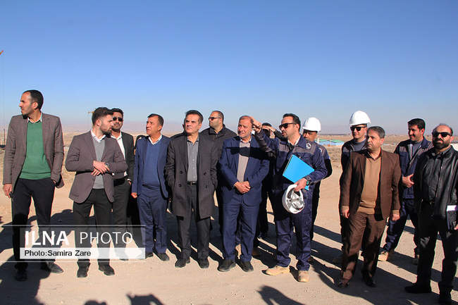 بازدید خبرنگاران ازمحل احداث کارخانه جدید سیمان فارس