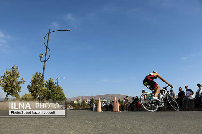 مسابقات ترای اتلون قهرمانی کشور در تبریز