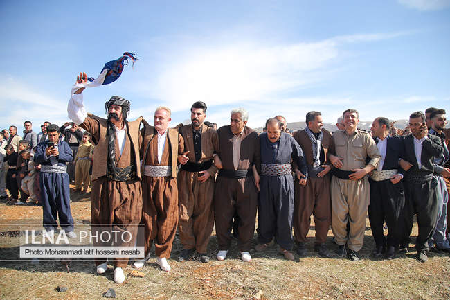 آیین نوروز در روستای چشمیدر کردستان 