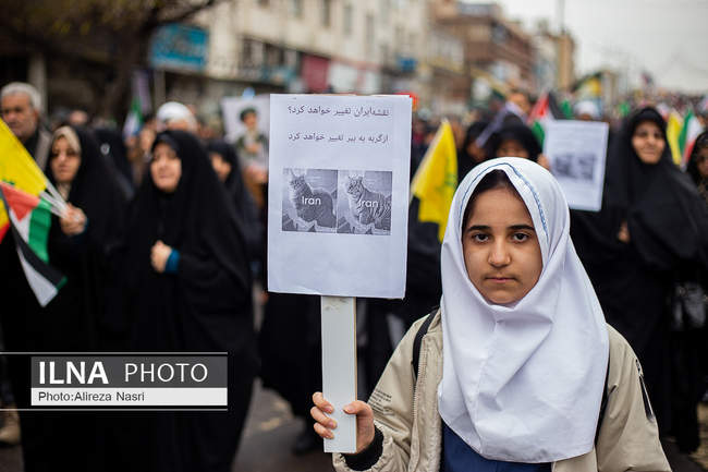 راهپیمایی روز قدس در قزوین
