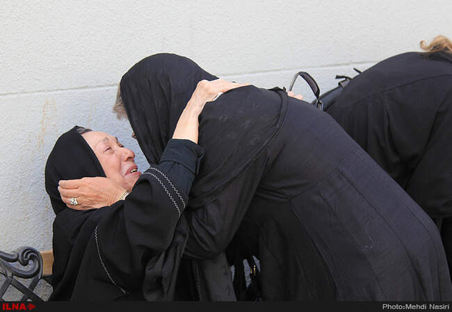 مراسم تشییع پیکر جمشید ارجمند