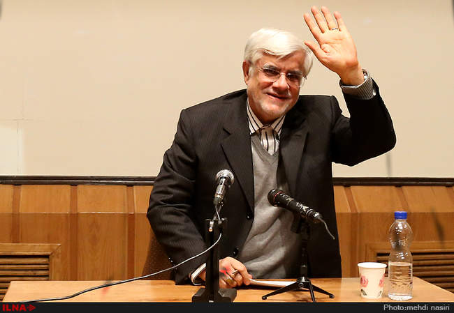 حضور محمدرضا عارف  به مناسبت روز دانشجو در دانشگاه شریف