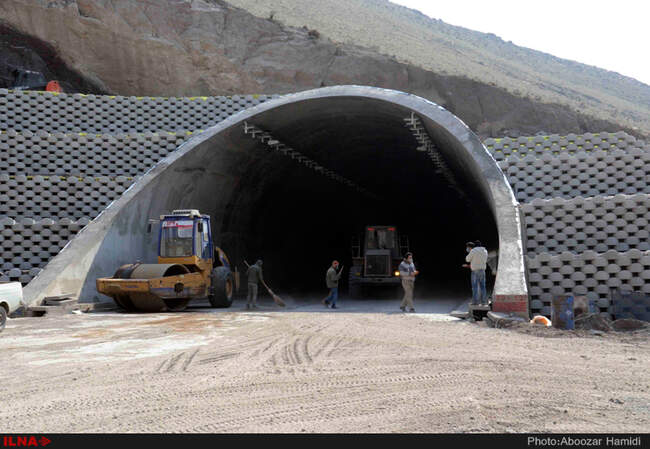  مراحل تکمیل آزادراه قزوین رشت محدوده منجیل رودبار