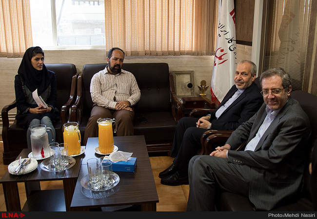 بازدید علی اصغرفانی وزیر آموزش و پرورش از ایلنا