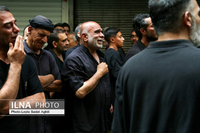 عزاداری تاسوعای حسینی در بازار تهران