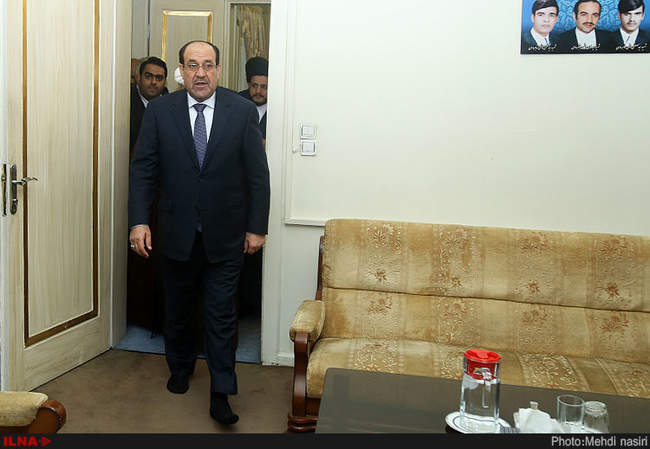 دیدار نوری مالکی معاون اول رئیس جمهور عراق با آیت الله هاشمی شاهرودی