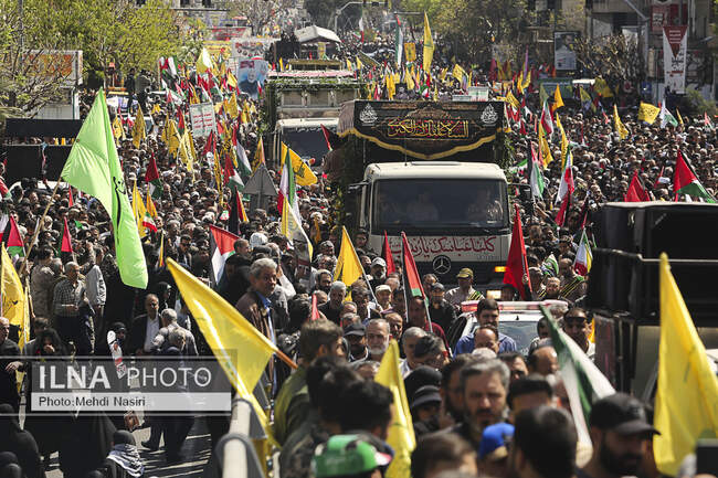  مراسم راهپیمایی روز قدس در تهران