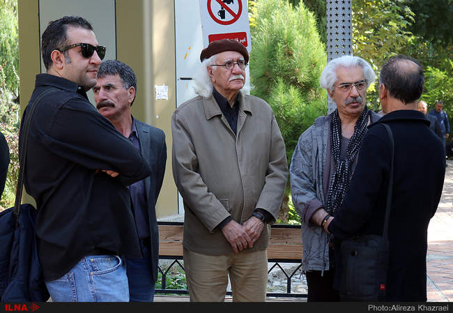 مراسم تشییع پیکر رضا امیر یار احمدی