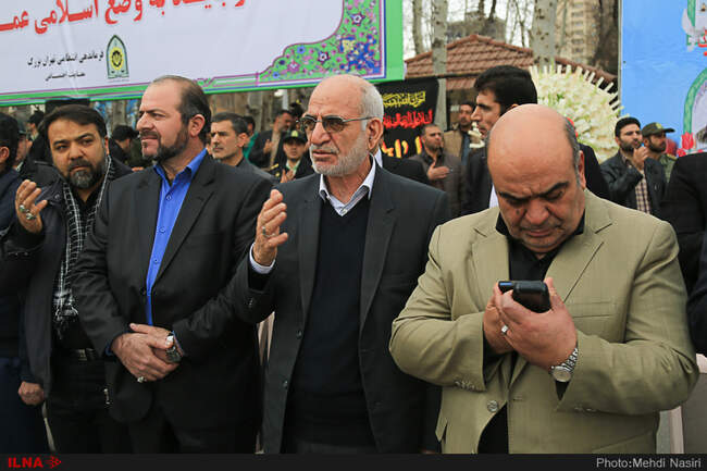 مراسم تشییع پیکر سه شهید نیروی انتظامی