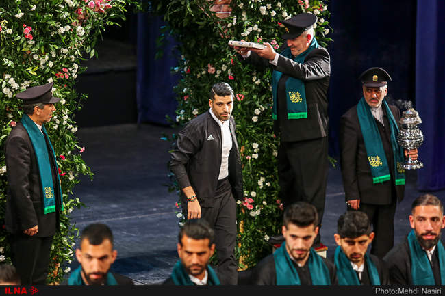 مراسم بدرقه تیم ملی فوتبال ایران به همراه رونمایی از سرود تیم ملی