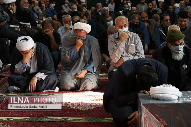 مراسم تشییع پیکر آیت الله عباسعلی اختری