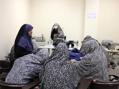 اشتغال بیش از یکصد مددجو در زندان جدید نسوان