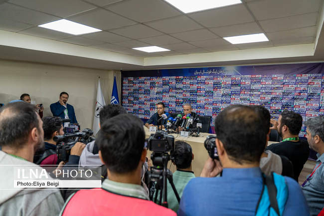 نشست خبری سرمربیان تیم پرسپولیس و پیکان