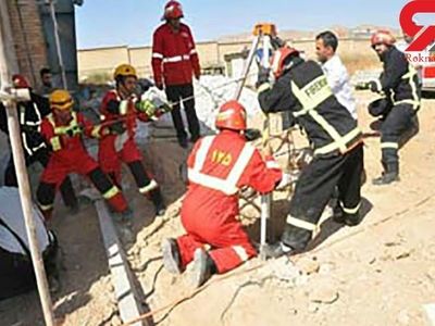 نجات معجزه‌آسای جان یک کارگر بجنوردی از عمق چاه ۱۰ متری