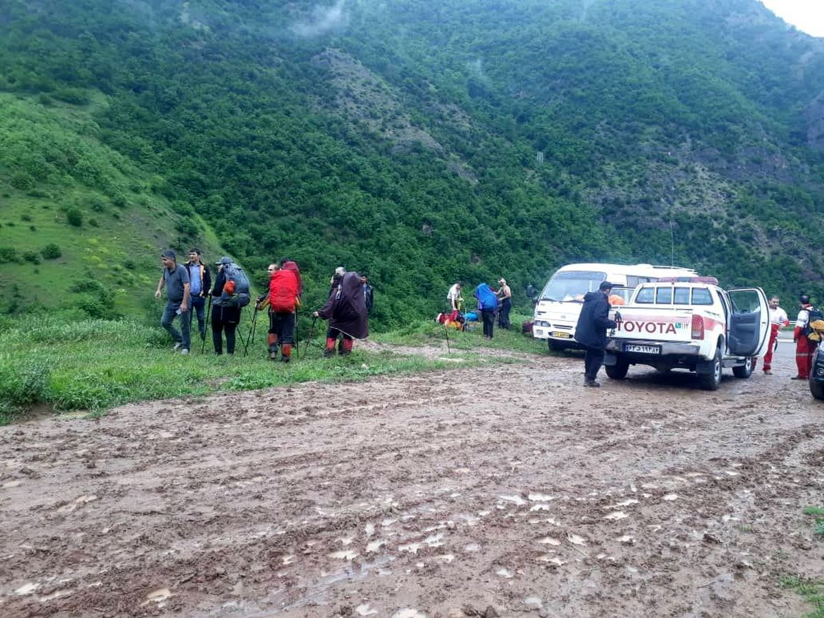 نجاتگران گلستانی کوهنوردان بجنوردی را نجات دادند