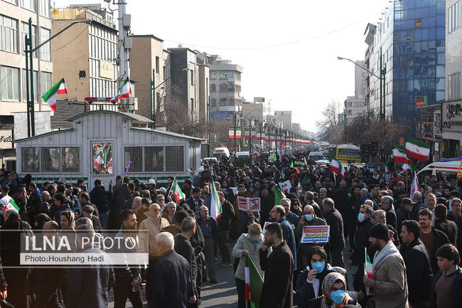 راهپیمایی محکومیت اقدامات تروریستی آمریکا و رژیم صهیونیستی علیه ملت