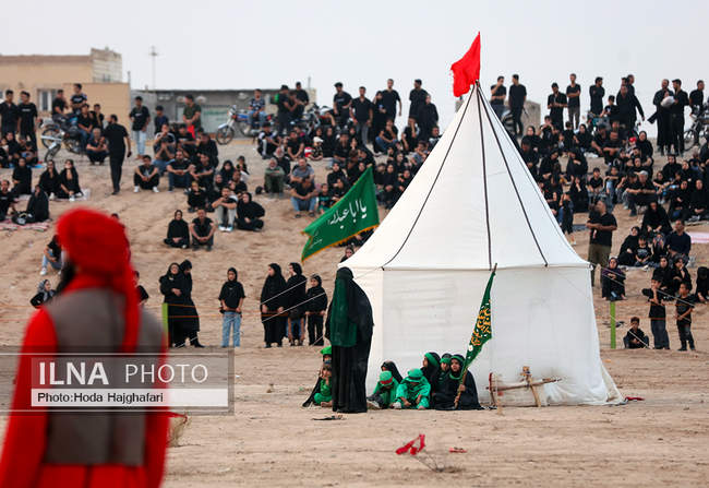 تعزیه روز یازدهم محرم در نوش آباد کاشان