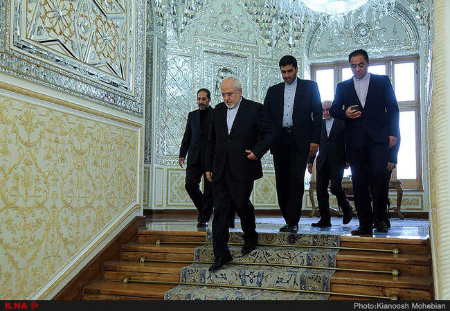 دیدارهای خداحافظی محمد جواد ظریف با سفرای لهستان و کوبا