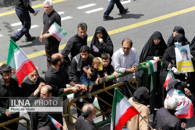 مراسم تشییع شهدای اقتدار - تهران / 1