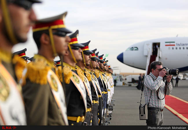 بدرقه رسمی رئیس جمهور در سفر به ترکیه