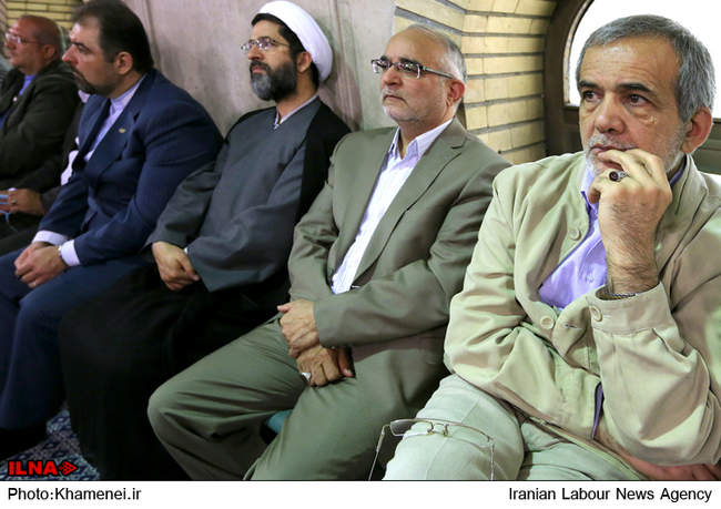دیدار ‌‫رئیس و نمایندگان مجلس شورای اسلامی با رهبر انقلاب