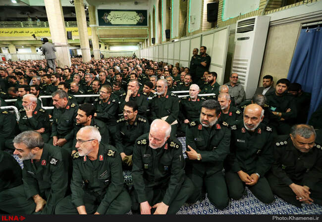 دیدار فرماندهان سپاه پاسداران انقلاب اسلامی‌ با حضرت آیت‌الله خامنه‌ای