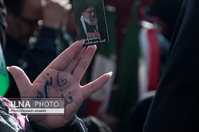 راهپیمایی محکومیت اقدامات تروریستی آمریکا و رژیم صهیونیستی علیه ملت