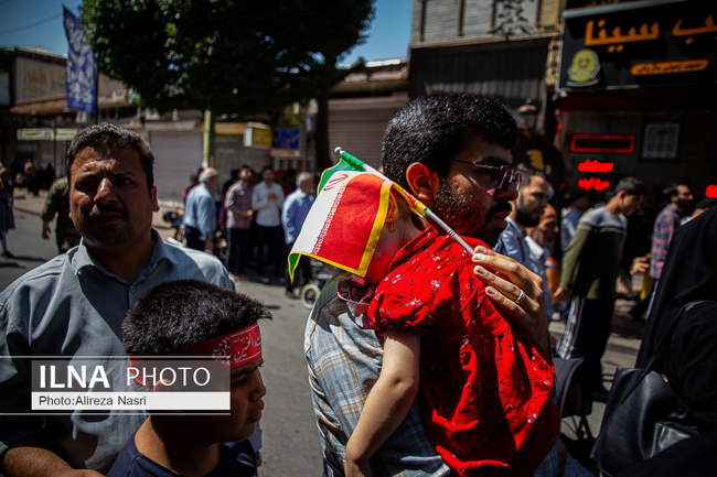 راهپیمایی جمعه خشم و نصر در قزوین