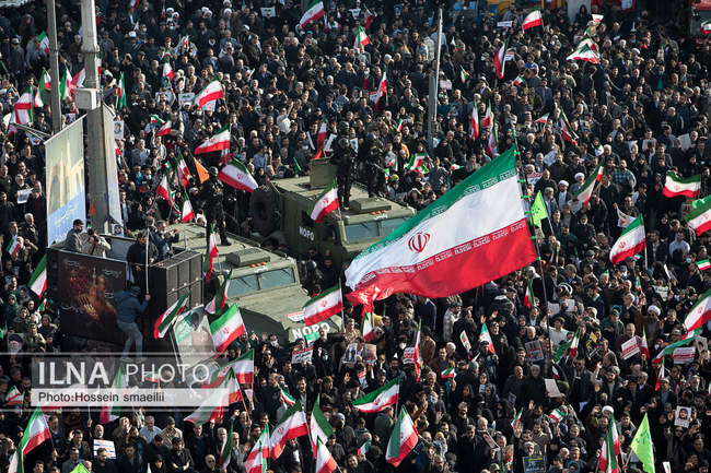 راهپیمایی محکومیت اقدامات تروریستی آمریکا و رژیم صهیونیستی علیه ملت