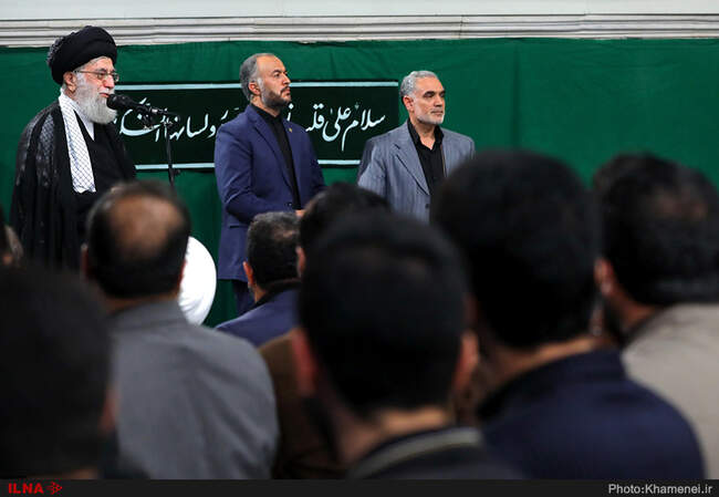 مراسم عزاداری اربعین حسینی با حضور هیات‌های دانشجویی در حسینیه امام خمینی(ره)
