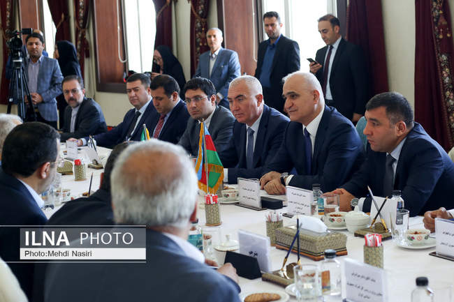 دیدار وزیر اقتصاد آذربایجان با همتای ایرانی خود